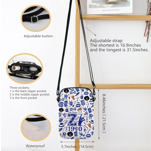 Finer Women Crossbody Bag Greek Sorority Gift Sisterhood Shoulder Bag Sorority Paraphernalia Gift Social Worker Gift2