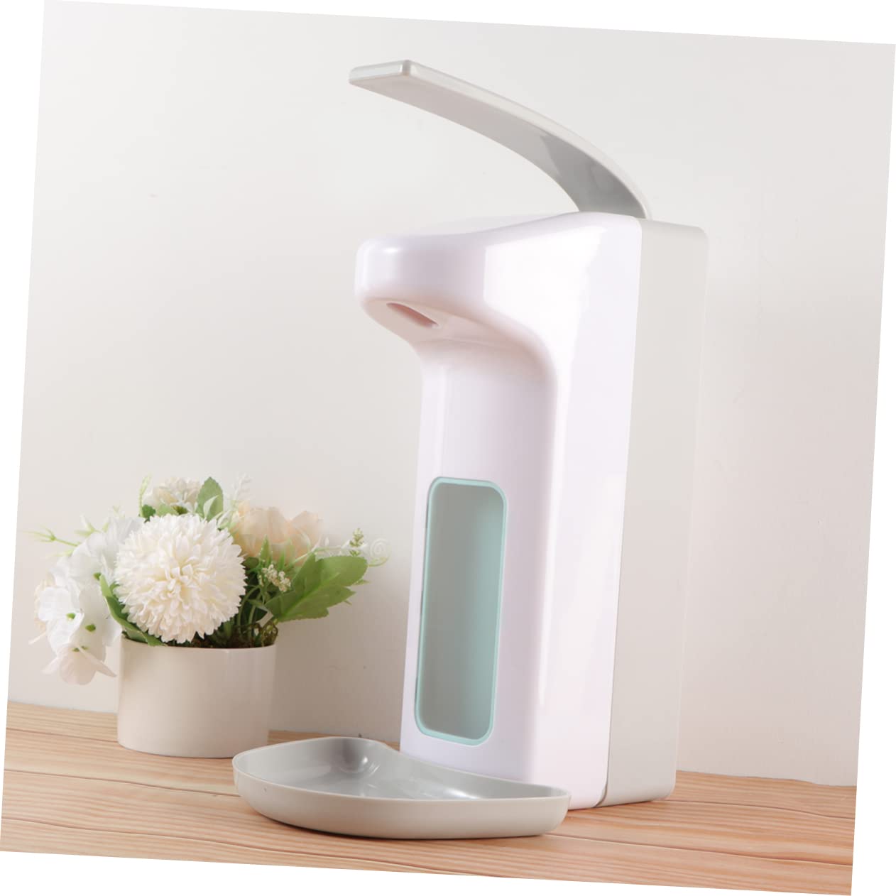 Ciieeo Dispensador de Jabón de Pared Manual Gran Capacidad Prensa de Codo Moderno para Uso Hoteles y Hospitales