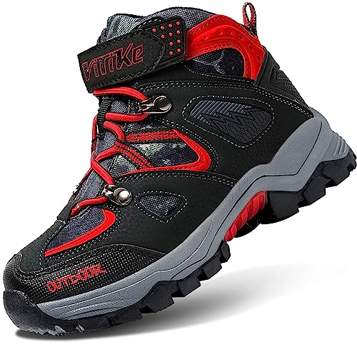 Littleplum Boys Snow Boots Winter Waterproof Antiskid Boots Hikin...