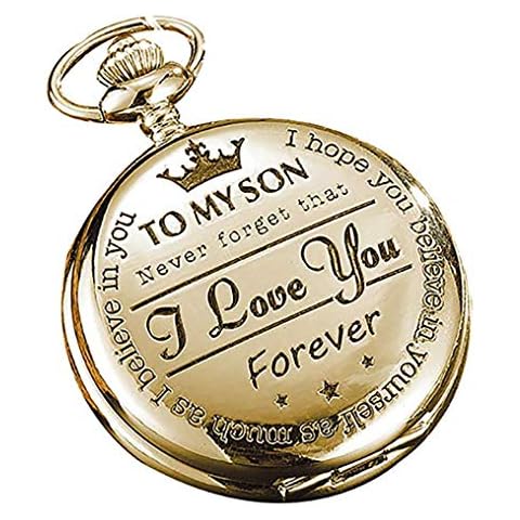 eBoutik Vintage Quartz Pocket Watch for Son Cover