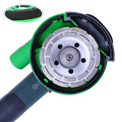 Diment Power Universal Surface Grinding Dust Shroud for Angle Grinder 4 inch/ 4.5 inch/ 5 inch. Collect Grinding Dust-Wood,Stone,Cement,Marble,Rock,Granite,Concrete