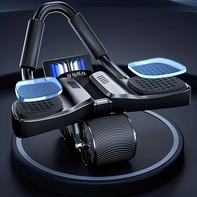 2024 High-Performance Automatic Rebound Roller Exercise Machine with Anti-Slip Design