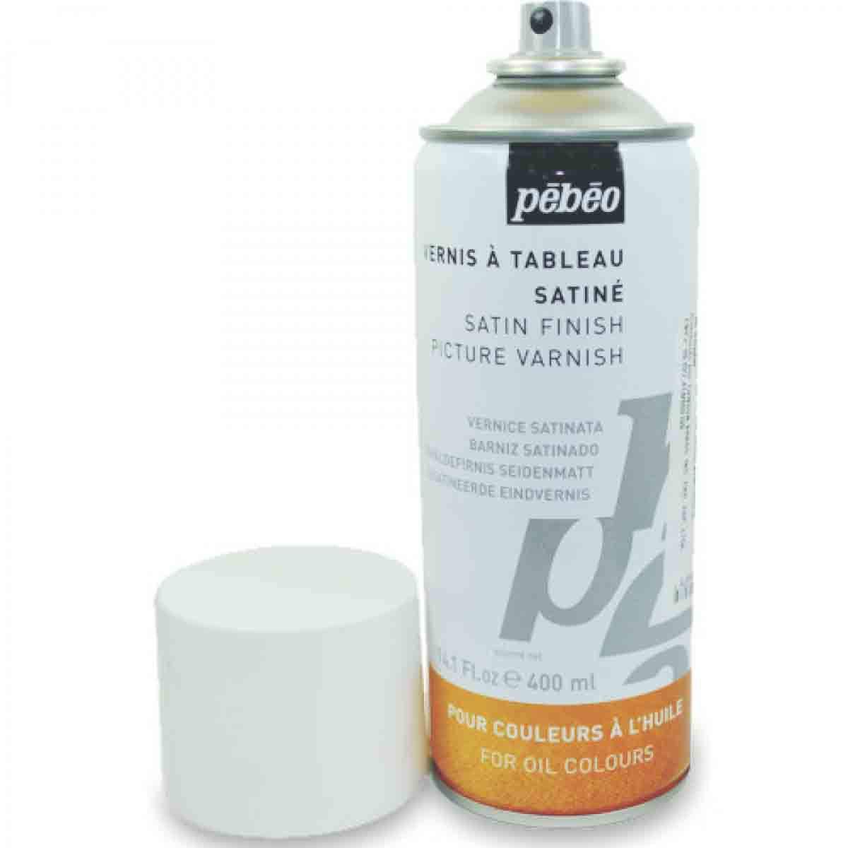 Pebeo 650807 400 ml Satin Picture Varnish Spray, Transparent