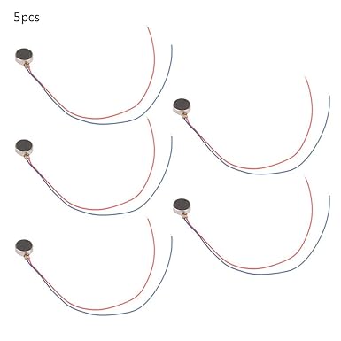 DC 3V 0.02W 0.08A 8x3.4mm Cepillo plano Vibrador plano Micro ...