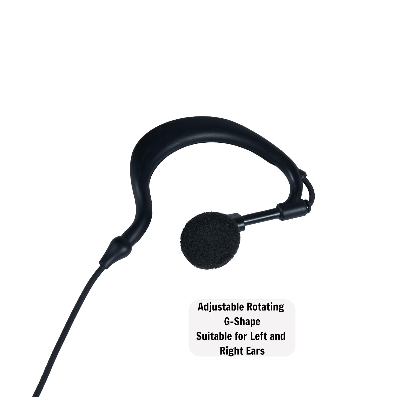 G-Shape 2-poliges Walkie-Talkie-Headset mit PTT-Mikrofon, kompatibel mit Baofeng UV-5R BF-888S Kenwood TK-2107/3107 Retevis H777 RT21 RT22, 20 Stück