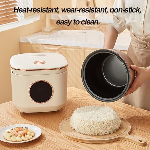 Grande Cuociriso 5l, Pentola Antiaderente Multifunzione Con Timer Intelligente 24h, Mantiene Il Caldo E Facile Da Pulire, Cuoce Riso Bianco, Porridge, Farina D'avena E Altro, Per Cucina Familiare