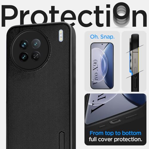 Image of Jkobi Back Case Cover for Vivo X90 (Textured Grip Design | Camera Protection | Slim and Light Weight)