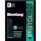 Bienfang Bristol 9-Inch by 12-Inch Paper Pad, Smooth Surface, 20 Sheets