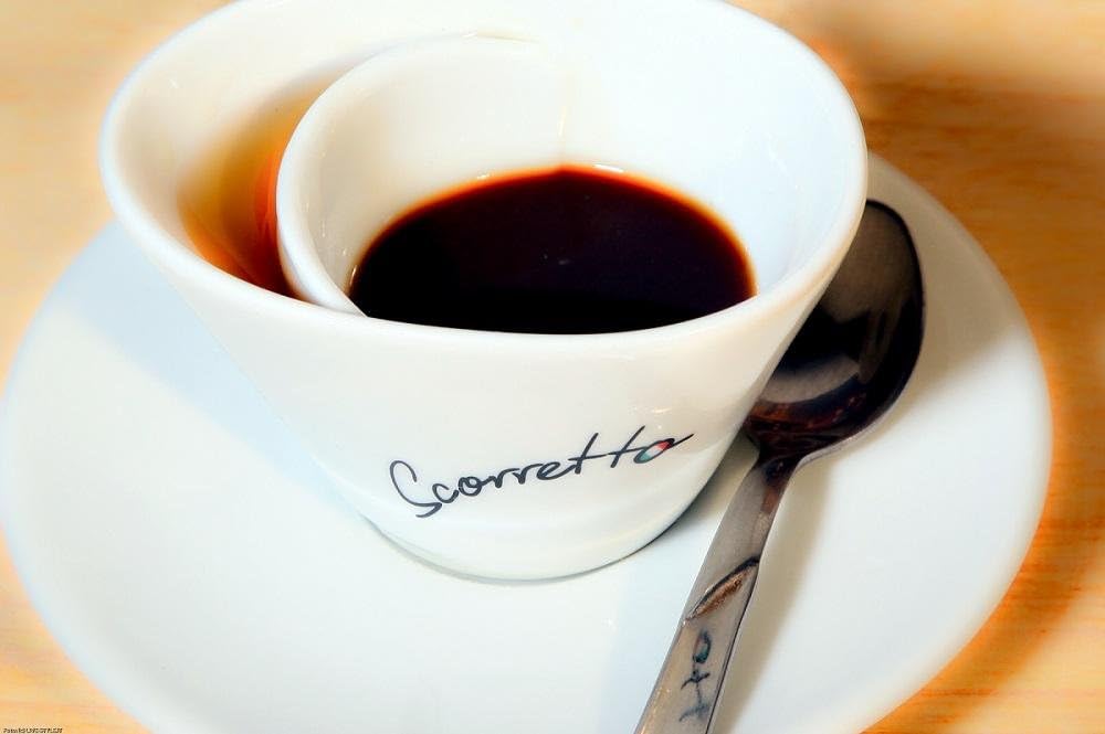 Set 2 Tazze Scorretto Con Sottobicchiere - Porcellana Italiana, Per Caffè E Liquore, Lavabile - Foto 5