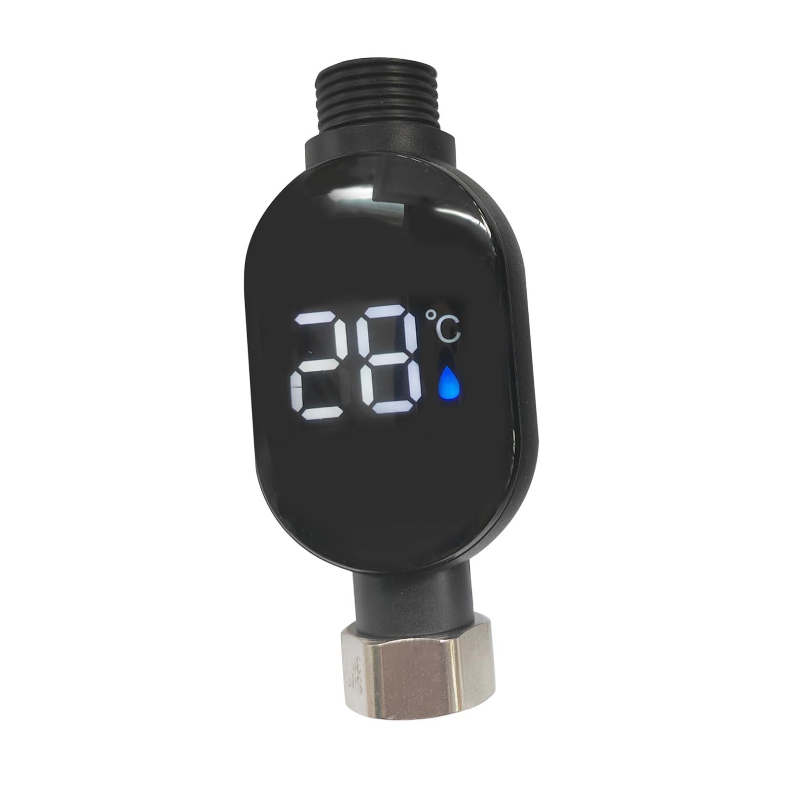 Shower Thermometer LED Water Temperature Display Universal Bath Temperature Monitor for Bathroom Kitchen Household Use-image-17