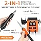 TOOLOUR 2-in-1 Lötstation 700W mit Heißluftstation und Lötkolben, LCD-Anzeige, Temperaturkompensation, 100–500°C regelbar, Auto-Sleep-Funktion, für Einsteiger & Elektronikreparaturen
