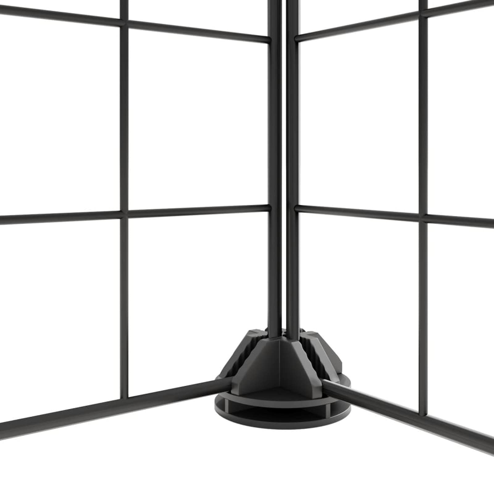 Jaula para Mascotas de 28 Paneles Puerta, ZEYUAN Jaulas para Conejos, Jaula Cobaya, Valla para Mascotas, Recinto para Conejos, Cosas para Conejos, Parque para Conejos, Acero Negro 35x35 cm