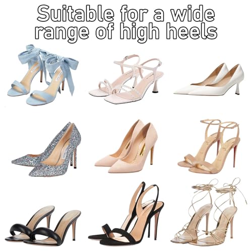 4 pares de plantillas para tacones altos con gel adhesivo 3/4 miniatura 5