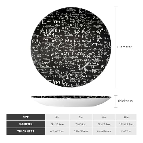 Platos Decorativos Cerámicos 10 in Física y Química miniatura 2
