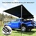 Pull-Out Car Side Awning, Vehicle Awning Waterproof PU5000mm UV50+ Rooftop Sun Shelter, Retractable Truck Tent Shade for Camping & Overland(200x250x110~210cm)