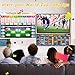 HOMPAY 2022 World Cup Soccer Football Cup Match Schedule Soccer Tournament Game Wall Chart Poster Football Score Prediction & 32 Flag Sticker with TV Schedule Poster for Party Decorations