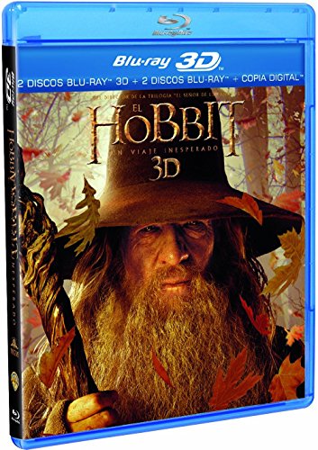 El Hobbit: Un Viaje Inesperado (2 discos Blu-ray 3D + 2 discos Blu-ray)