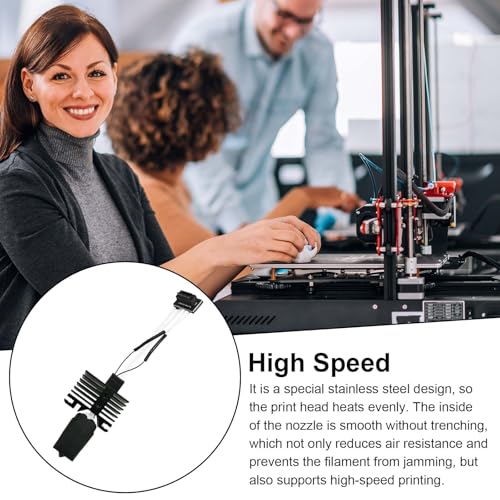 Hotend für Bambu Lab P1P P1S Hochtemperatur Extruder Hotend für Bambu Lab P1P P1S 3D Drucker Mit Silikon Socke Und 0,4mm GehäRtetem Stahl Düse