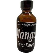 Mango Flavor Extract Organic 2 oz Water Soluble, Sugar Free Flavor Drops forTea, Drinks, Smoothies, Baking, Ice Cream, Water Flavoring, Natural Food Grade Flavoring