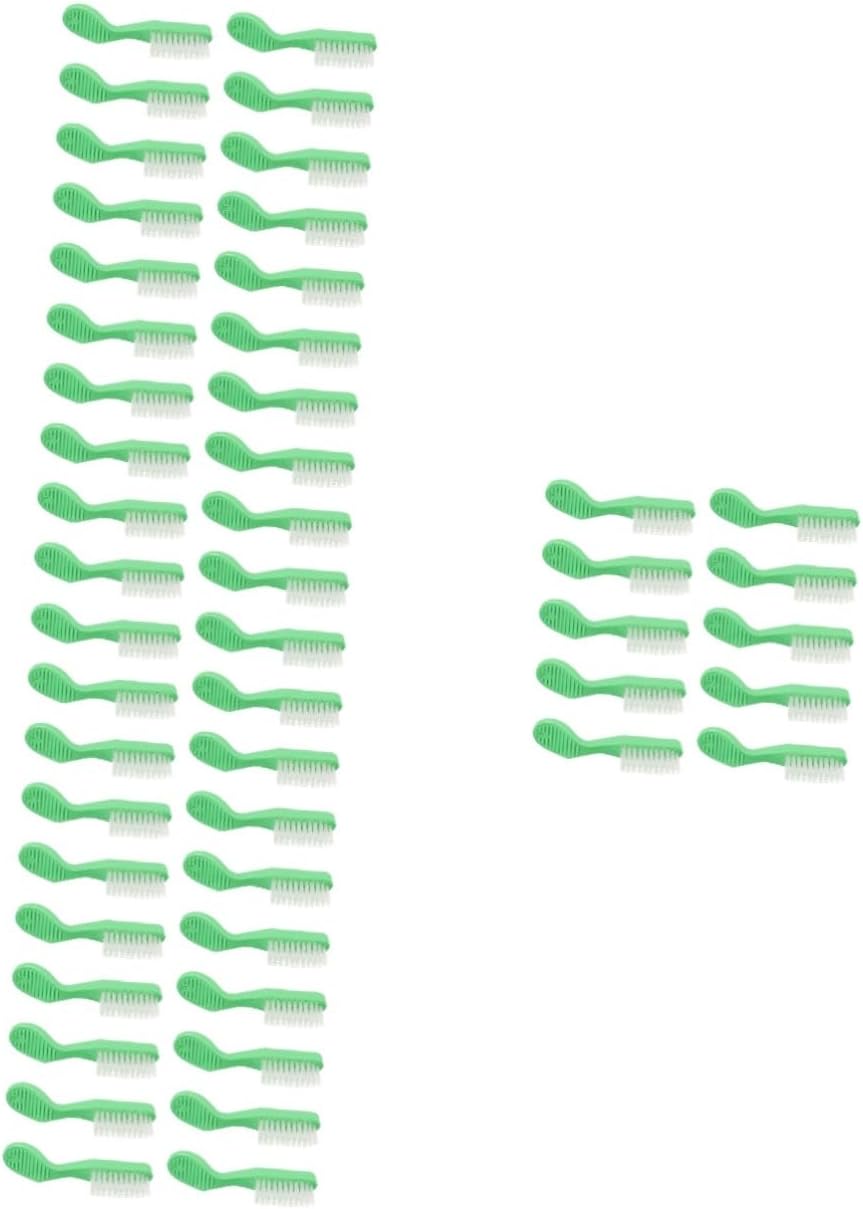 GLEAVI 50 Pcs Prison Toothbrush Disposable Mini