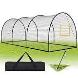 OKKLYFE 30 ft Heavy-Duty Batting Cage
