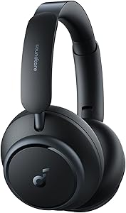soundcore by Anker Space Q45 Bluetooth Headphones, Adaptive Active Noise Cancelling up to 98%, 50 Hours Playback, App Control, LDAC Hi-Res Wireless Audio, Lightweight Design, Crystal Clear Calls