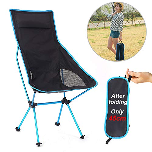 Tumbonas al aire libre, silla de gravedad cero, tumbonas de patio, sillas reclinables plegables, silla de camping, silla plegable ultraligera portátil, silla de playa for acampar, carga alta, aluminio