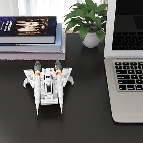 Wanzpits Moc 48610 Starship Ultimate Collector Series Space Buck Rogers Starfighter Building Block Ship Star Warship Advanced Collectible Starship Model Building Kit,White 548Pcs #TOP6