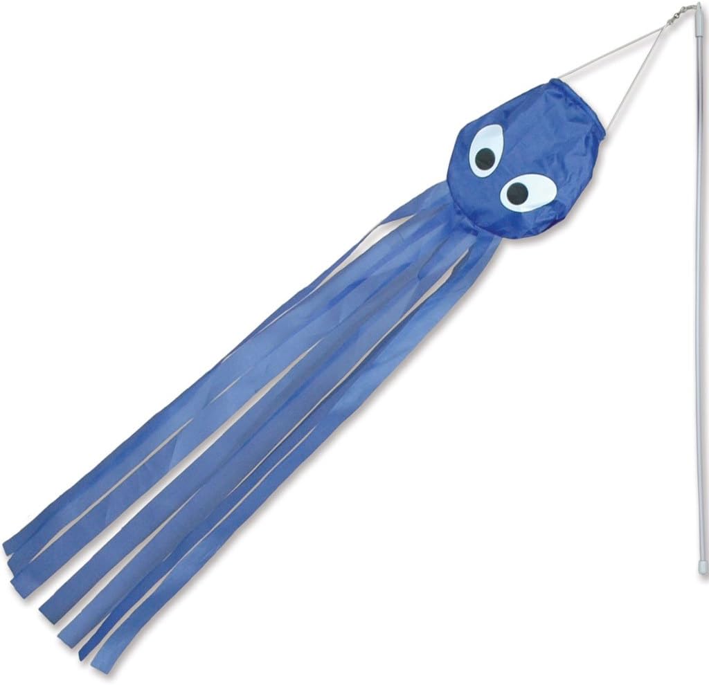 Premier Kites 18025 12-Pack Wind Wand Spinner, Blue Octopus