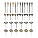 Produktbild Zerodis 36 Stück Messing Stahldraht Rad Pinsel Set Polieren Reinigung Drehwerkzeug Buffing Pinsel Full Kit für Dremel Rotary Tools