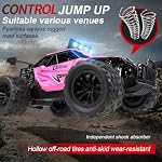 Télécommande Voiture 2.4GHz RC Voiture à jouets hors route à grande vitesse avec LED Phare et batterie rechargeable pour les filles garçons enfants