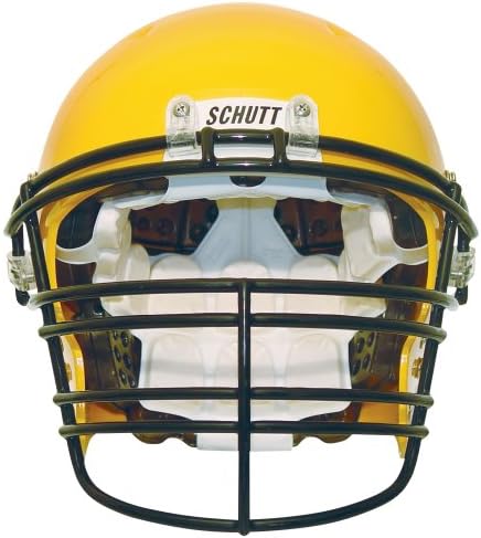 Schutt Sports DNA RJOP Carbon Steel Varsity Football Faceguard, Black, X-Large