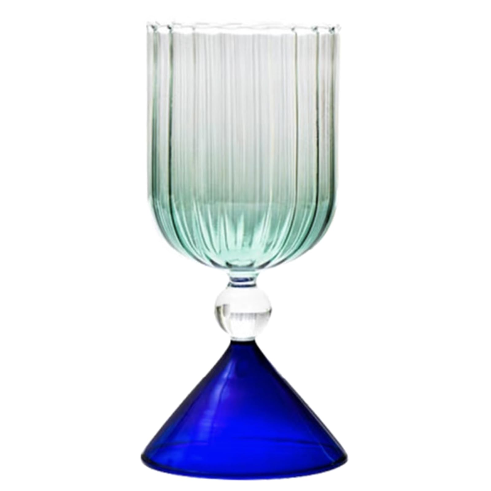 HGENAHGTF Artistic Glass Cup Decorative Glass Cup Creative Wine Colorful Beverage Cups Unique Drinkings Cups for Beverage Wine Unique Flower
