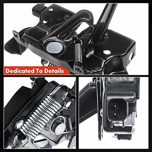 A-Premium Front Hood Latch Lock Assembly Compatible with Chrysler & Dodge Vehicles - 300, Charger, 2011-2021, Sedan, with Remote Start by A-premium - Image 7