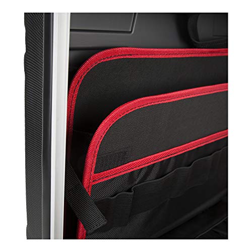 STIER Werkzeugkoffer Trolley leer, robuster Rollkoffer mit ABS-Kunsstoff & Aluminium, Toolbox schwarz mit Rollen inkl… – Bild 7