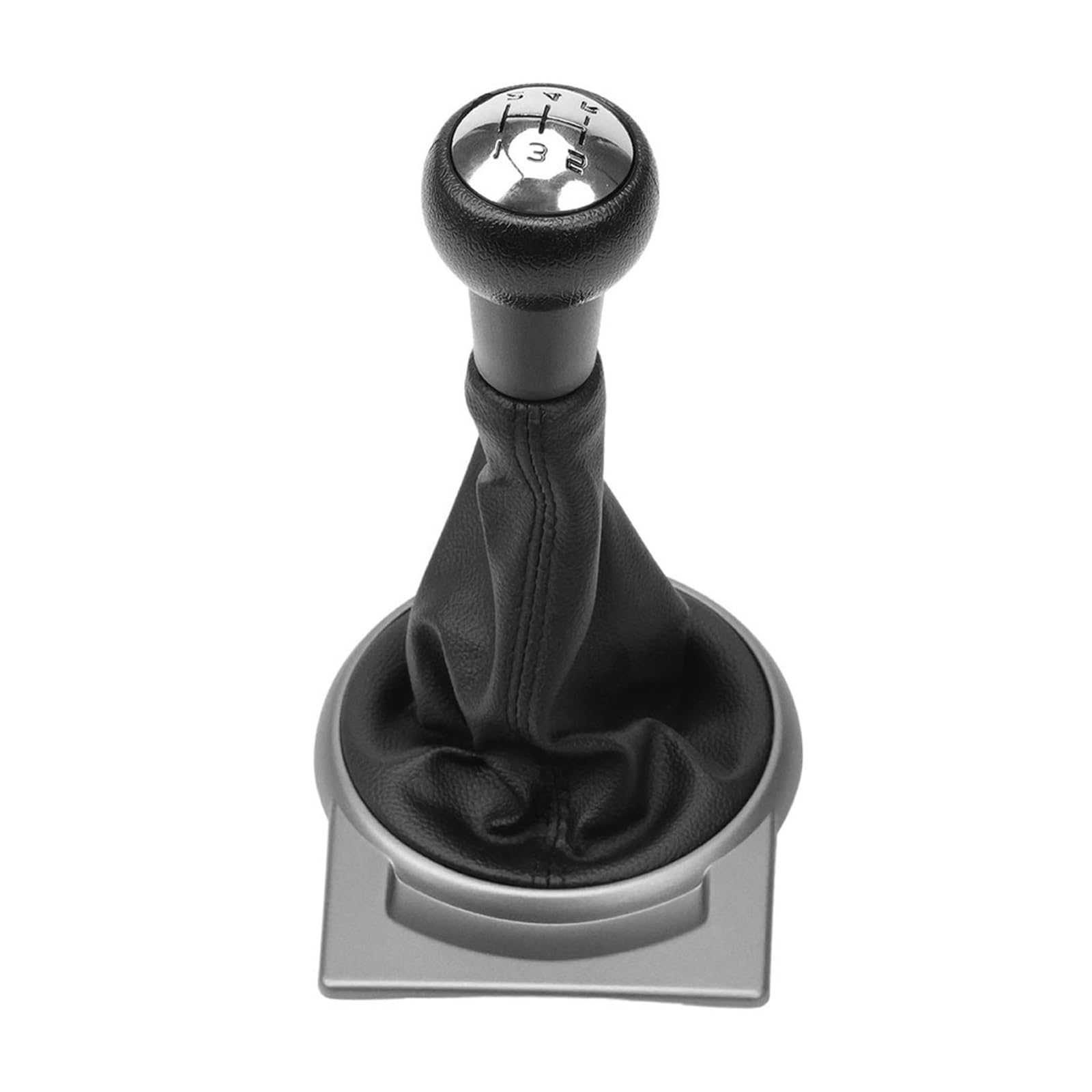 Mkgkacvcpt Black Sporty Gear Shifter Knob For C4 Mk1 2004-2008 Silver