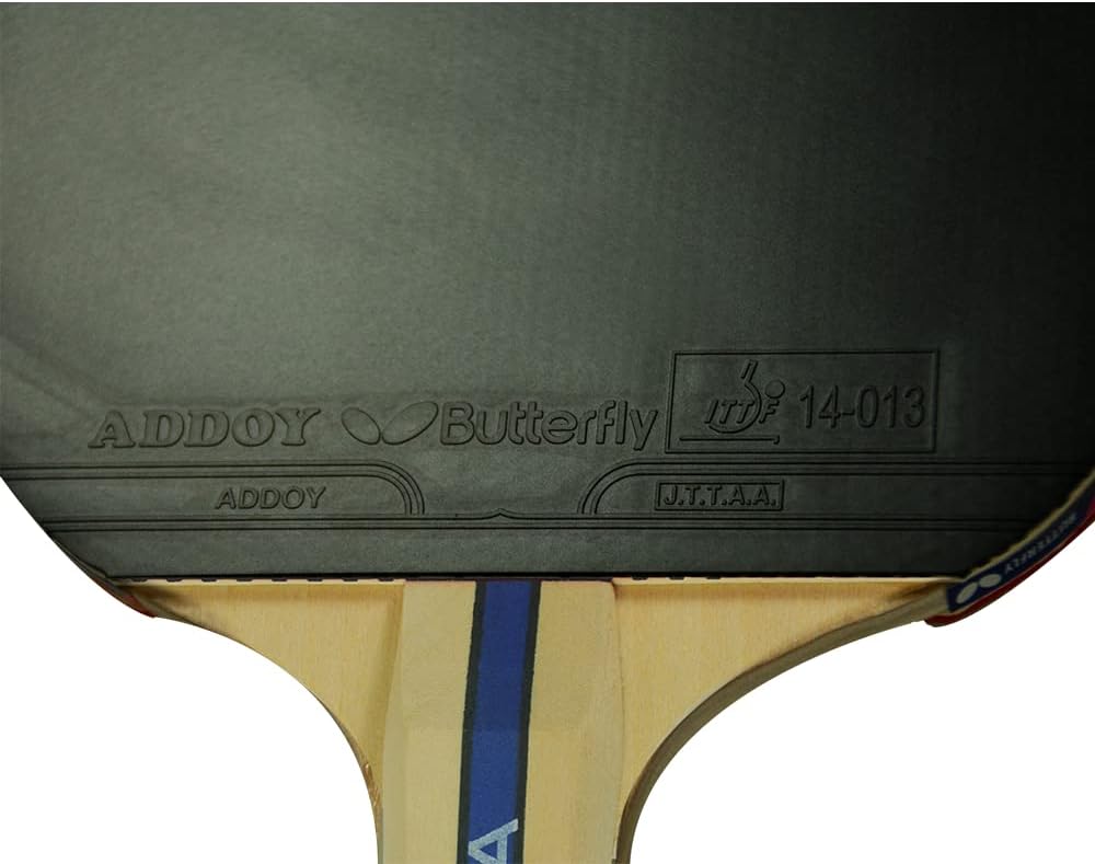 Butterfly Addoy Table Tennis Racket – Table Tennis Paddle with Smooth Rubber - Great Beginner Ping Pong Racket - ITTF Approved Butterfly Ping Pong Paddle - Choose 1000, 2000, or 3000 Ping Pong Racket Models