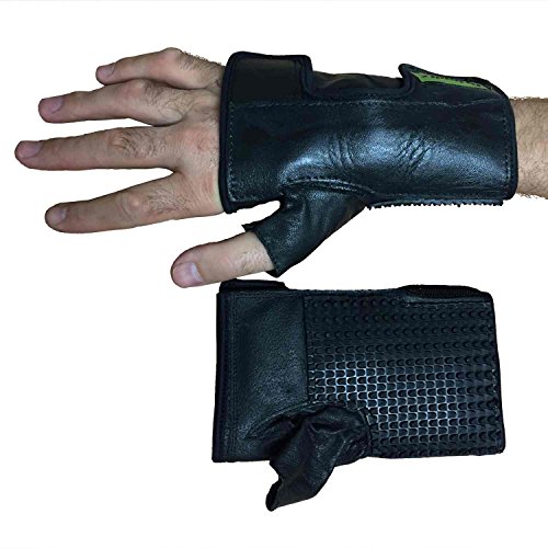 active hands Push Gloves, Quad Cuffs, Wheelchair Gloves (Medium)