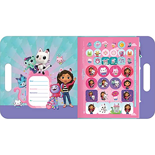 Cartilha de Atividades Maleta A Casa Mágica da Gabby 8 Folhas - Tilibra, 329525