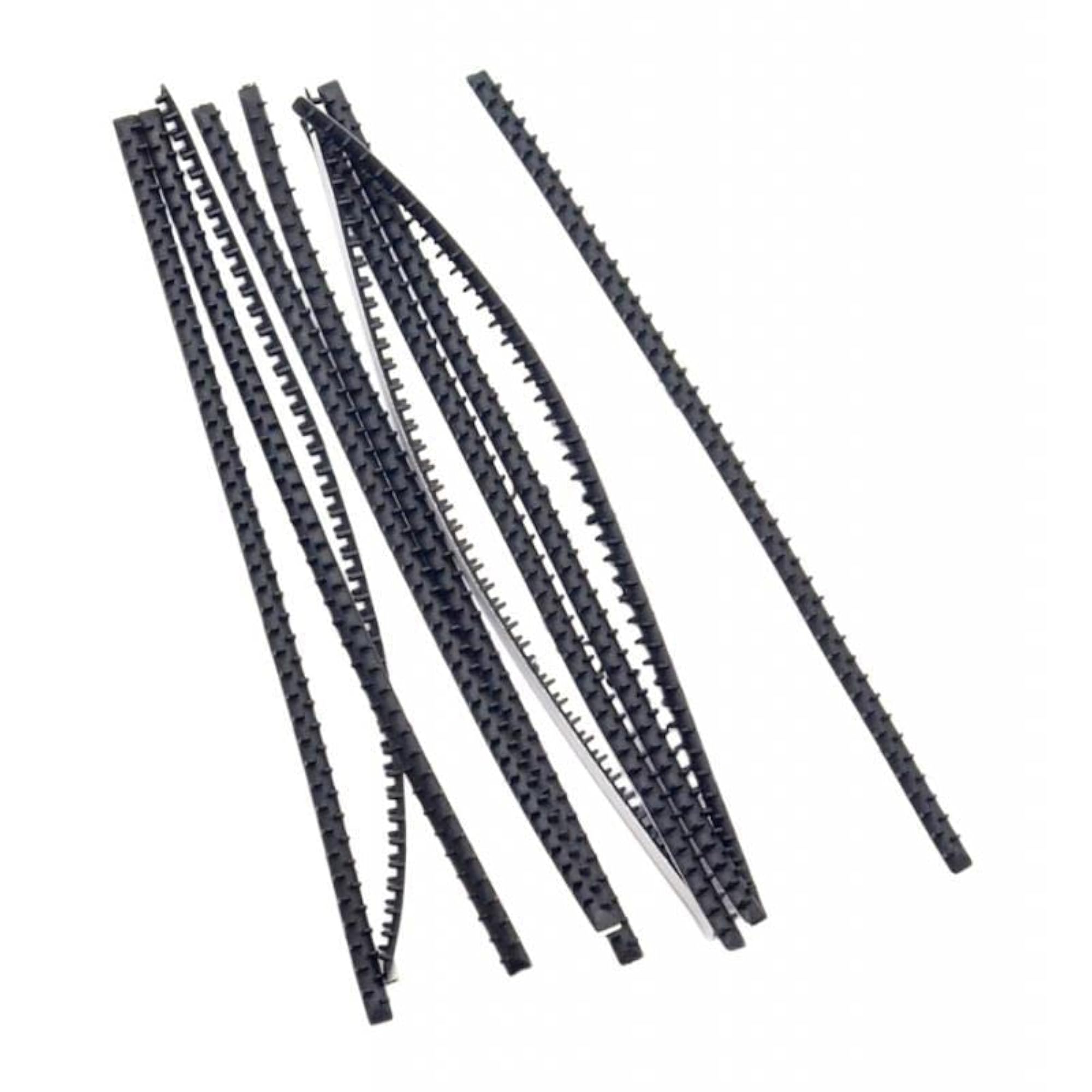 10pc Rubber Gum Hair Hoops Fittings Set