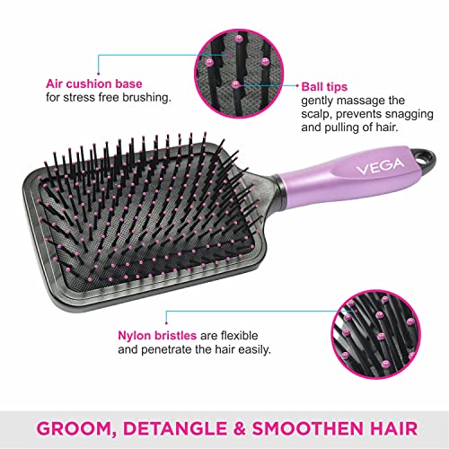 Vega Paddle Brush (Color May Vary), black - Image 4