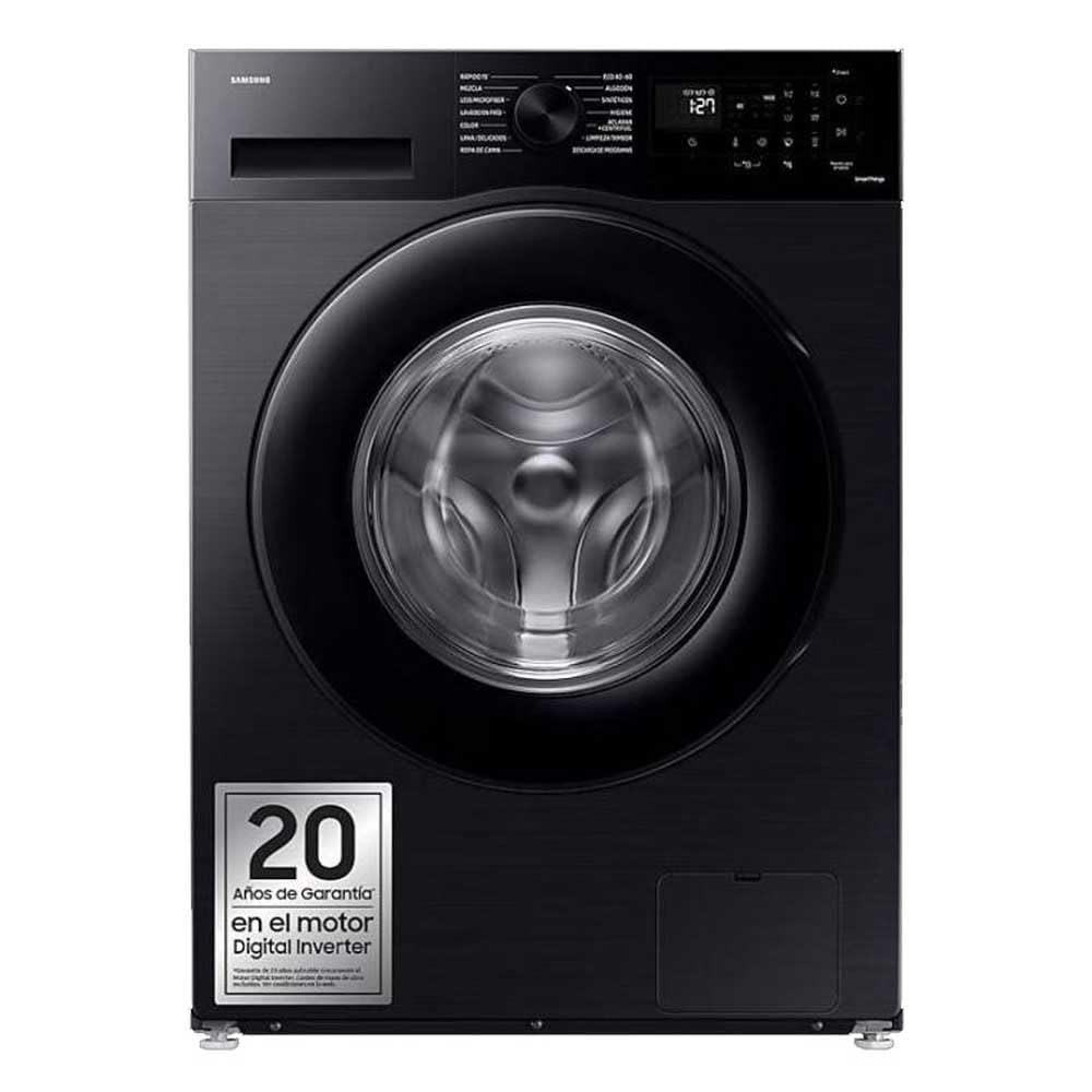 Lavadora Samsung WW80CGC04DAB_EC Clase A 8 Kg 1400 rpm SmartHome Negra