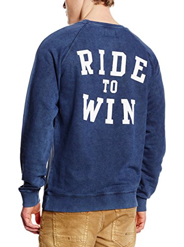 Springfield Pop-Crew Logo Scala Felpa Uomo