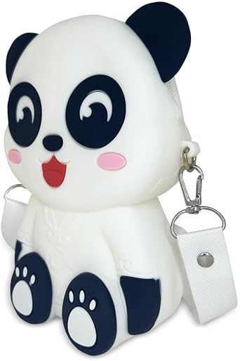 Ogi Mogi Toys Silicone White Panda Shoulder Bag