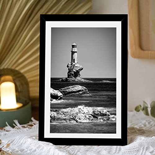 8.5X11 Picture Frame Set Of 5, Display Pictures 6X8 With Mat Or 8.5X11 Without Mat, Wall Gallery Photo Frames Or Tabletop Display #TOP6