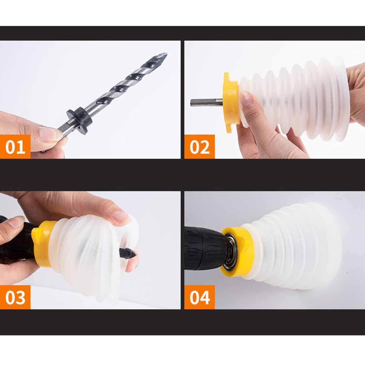 ZYAMY Cubierta antipolvo para taladro eléctrico, cubierta de goma retráctil, accesorios para herramientas eléctricas, accesorios para herramientas eléctricas para taladro de impacto