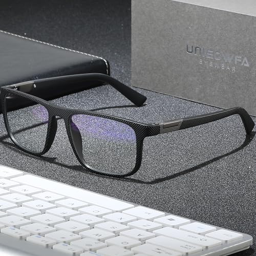 Image of Blue Light Blocking Glasses for Men Anti Fatigue Computer Gaming Eyeglasses UV Protection Scratch-Resistant Lens