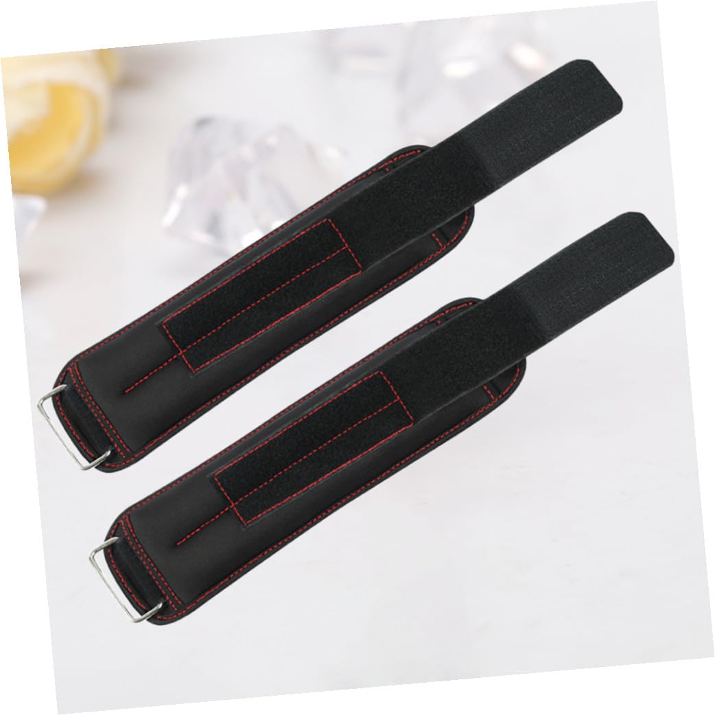 Muñequeras Saco de Arena para Fitness, Tejido Negro, Fácil de Usar, Soporte de Peso Adecuado para Entrenamiento Muscular y Deportes