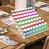Vowcarol Clear Paint Organizer, Miniature Paint Holder 7 Layers Paint Storage Rack, Craft Paint Organizer Rack #5