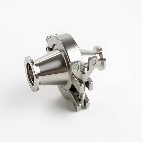 Miniatura 4 de 2 unids KF50 abrazadera de acero inoxidable 304 con anillo de centrado de acero inoxidable 304 KF50 con abrazaderas rápidas junta tórica